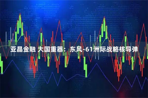 亚晶金融 大国重器：东风-61洲际战略核导弹