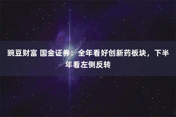 豌豆财富 国金证券：全年看好创新药板块，下半年看左侧反转